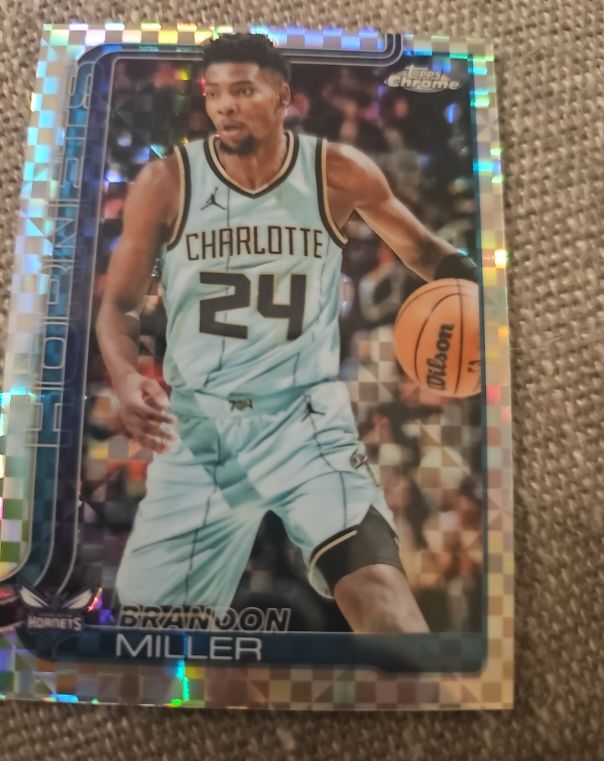 2025-26 Topps Chrome #89 Brandon Miller — front