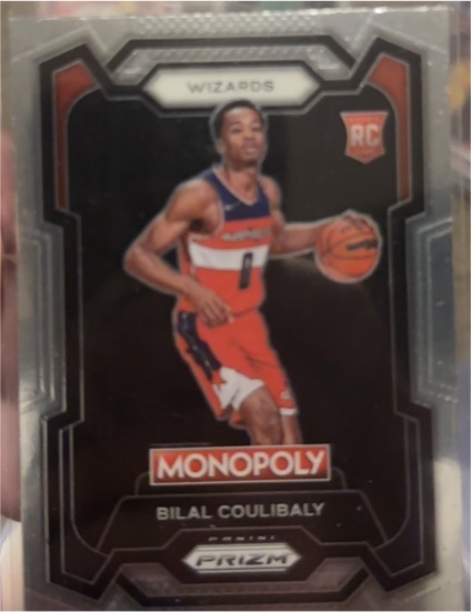 2023-24 Panini Prizm Monopoly #90 Bilal Coulibaly — front