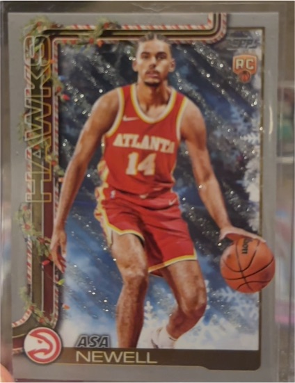 2025-26 Topps Holiday #H183 Asa Newell — front