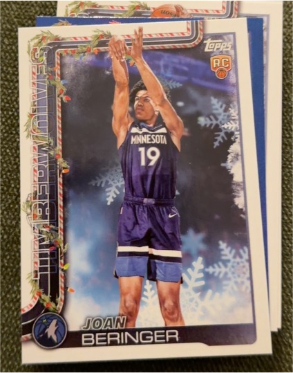 2025-26 Topps Holiday #H177 Joan Beringer — front
