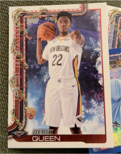 2025-26 Topps Holiday #H173 Derik Queen — front