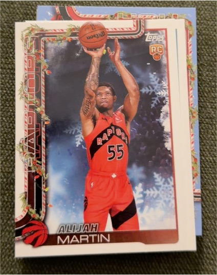 2025-26 Topps Holiday #H199 Alijah Martin — front