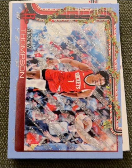 2025-26 Topps Holiday #H141 Amen Thompson — front