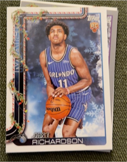 2025-26 Topps Holiday #H185 Jase Richardson — front