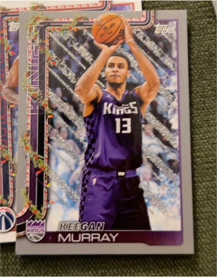 2025-26 Topps Holiday #H133 Keegan Murray — front