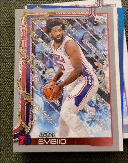 2025-26 Topps Holiday #H18 Joel Embiid — front
