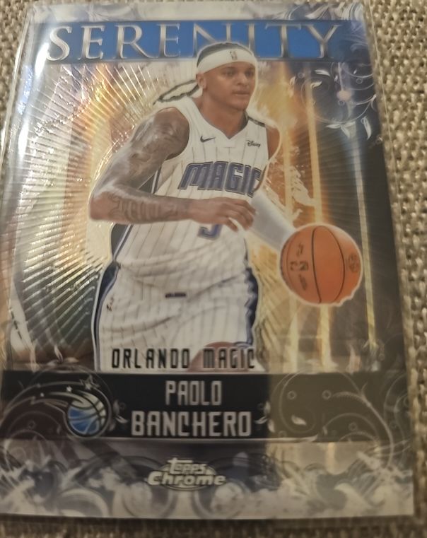 2025 Topps Chrome Paolo Banchero Serenity #SY-5 Orlando Magic — front