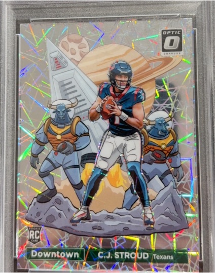 2023 Panini Donruss Optic Downtown! #D2 C.J. Stroud — front