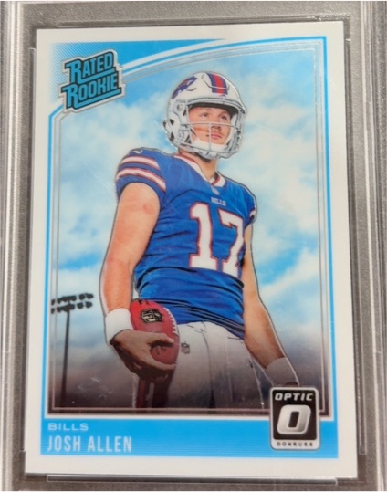 2018 Donruss Optic #154 Josh Allen — front