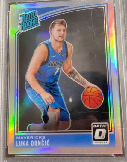 2018-19 Panini Donruss Optic #177 Luka Doncic Rated Rookie — front