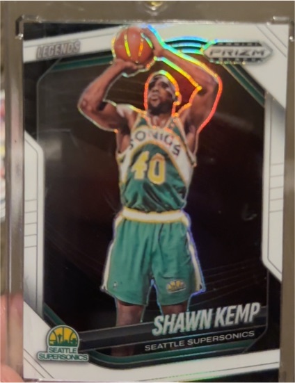 2024-25 Panini Prizm Black #299 Shawn Kemp — front