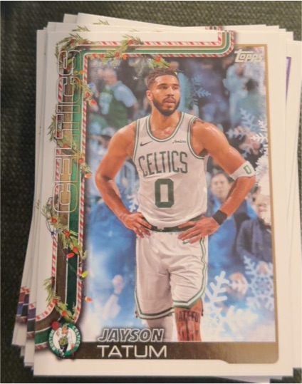 2025-26 Topps Holiday #H1 Jayson Tatum — front