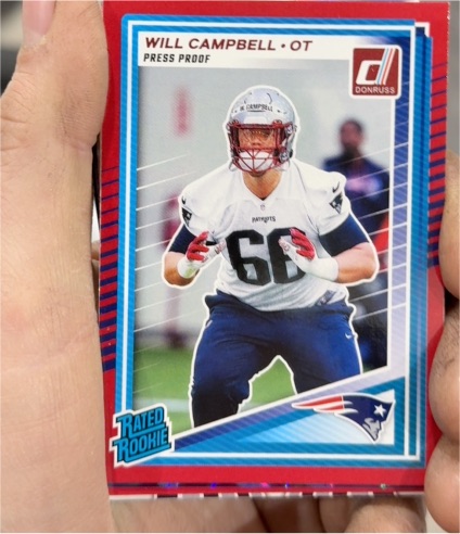 2025 Donruss #345 Will Campbell — front