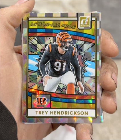 2025 Donruss Action-All Pros #AAP-THE Trey Hendrickson — front