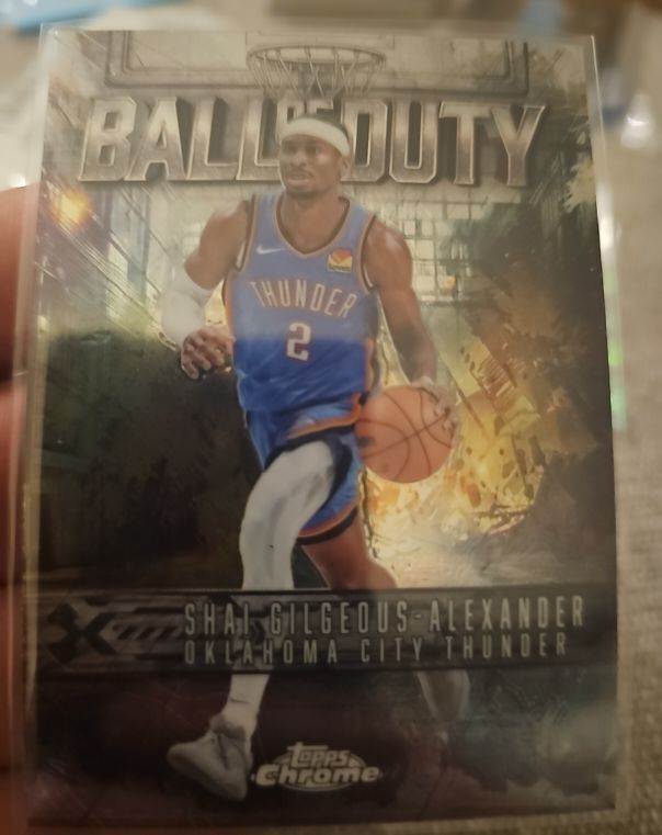 2025-26 Topps Chrome #BD-6 Shai Gilgeous-Alexander — front