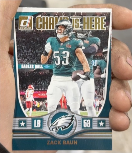 2025 Donruss Champ Is Here #CIH-ZBN Zack Baun — front