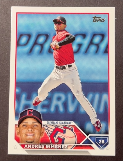 2023 Topps Series 2 #575 Andrés Giménez Cleveland Guardians — front