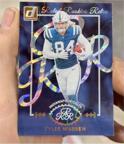 2025 Panini Donruss #9 Tyler Warren — front
