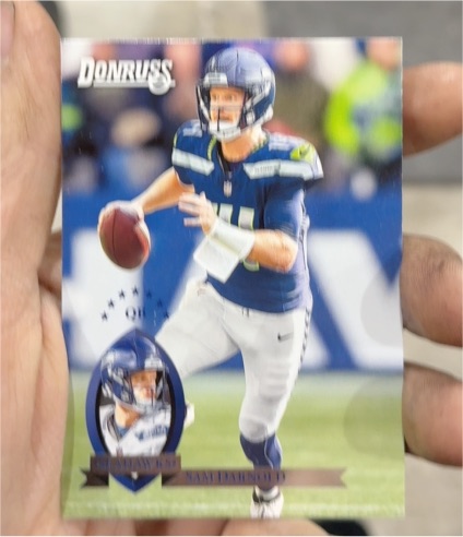 2025 Panini Donruss #25 Sam Darnold Retro Seattle Seahawks — front