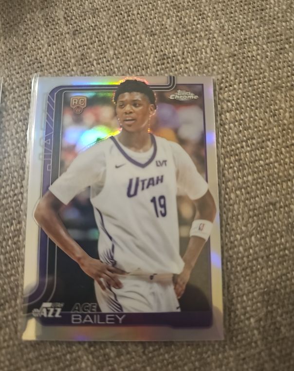 2025-26 Topps Chrome #255 Ace Bailey — front