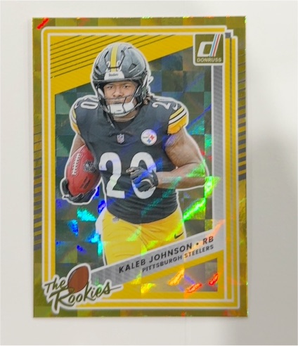 2025 Donruss The Rookies #20 Kaleb Johnson — front