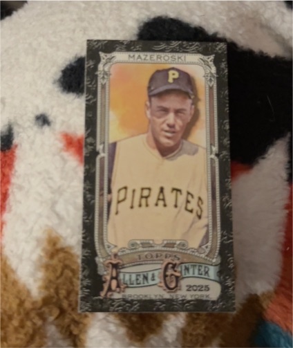 2025 Topps Allen & Ginter #326 Bill Mazeroski — front