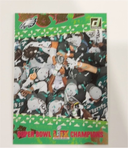 2025 Panini Donruss #1 Philadelphia Eagles Super Bowl LIX Champions — front
