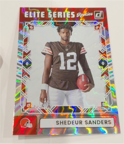 2025 Panini Donruss #ESR-SSS Shedeur Sanders Elite Series Rookies — front