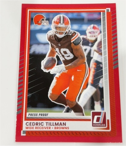 2025 Donruss #78 Cedric Tillman — front