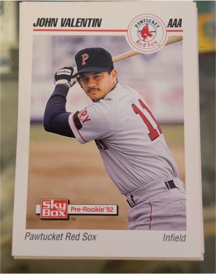 1992 SkyBox AAA #169 John Valentin — front