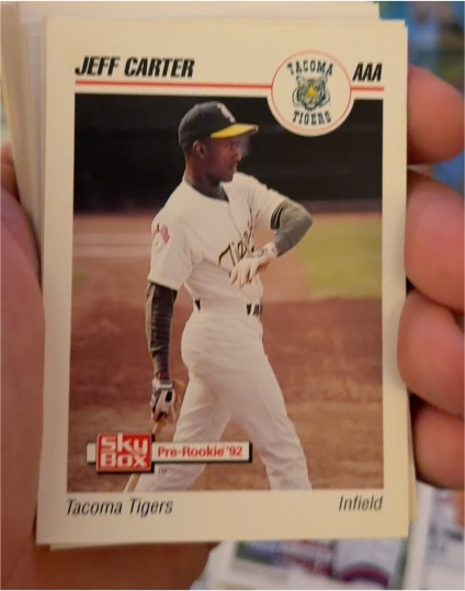 1992 SkyBox AAA #236 Jeff Carter — front