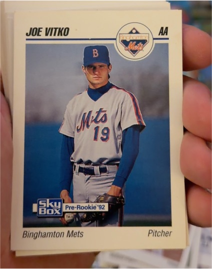 1992 Skybox Binghamton Mets #AA Joe Vitko — front