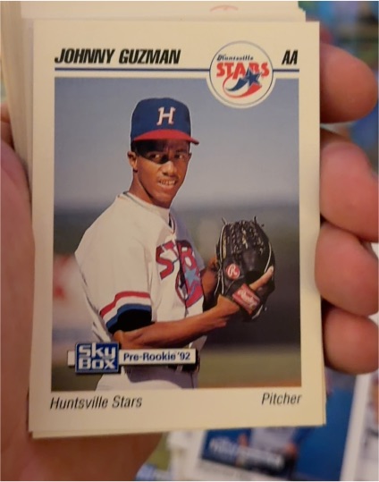1992 SkyBox AA Johnny Guzman — front