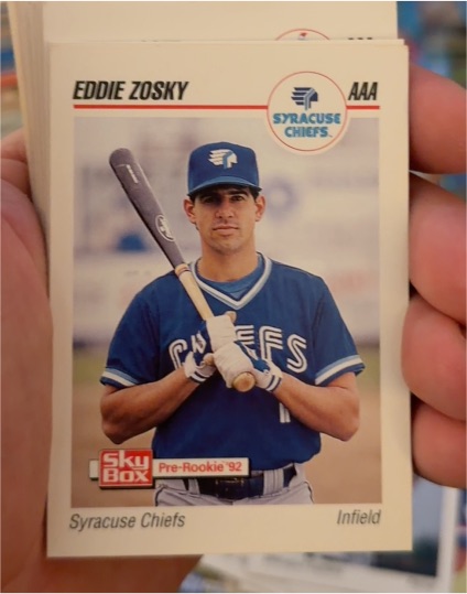 1992 SkyBox Pre-Rookie '92 #AAA Eddie Zosky — front