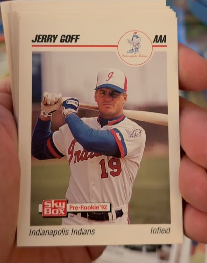 1992 SkyBox AAA # Jerry Goff — front
