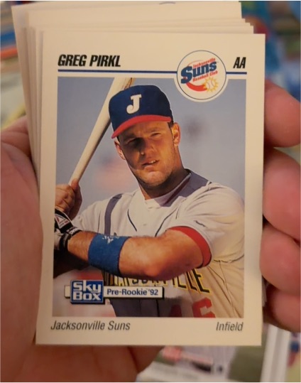 1992 SkyBox AA #Greg Pirkl — front