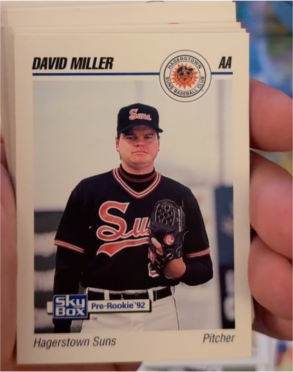 1992 SkyBox AA #109 David Miller — front