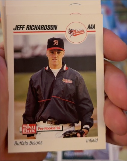 1992 SkyBox AAA #18 Jeff Richardson — front