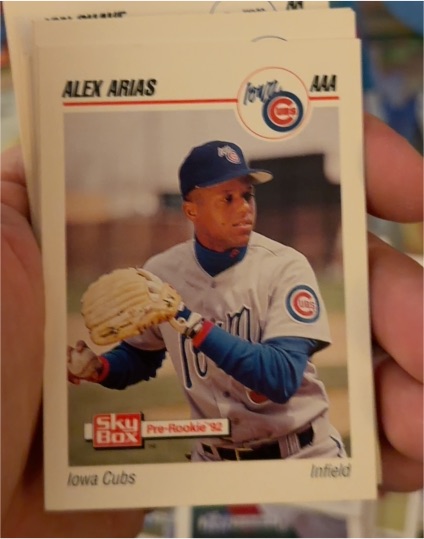 1992 SkyBox AAA #96 Alex Arias — front