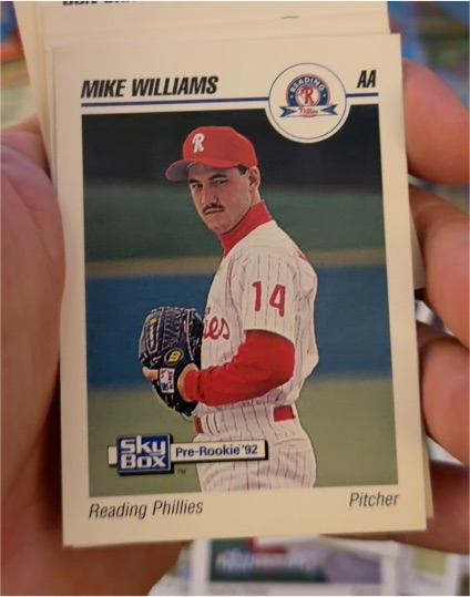 1992 SkyBox AA #AA Mike Williams — front