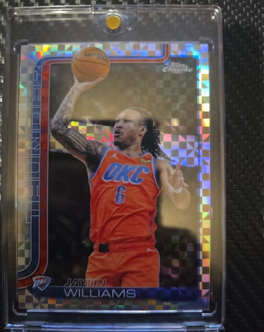 2025-26 Topps Chrome #6 Jaylin Williams — front