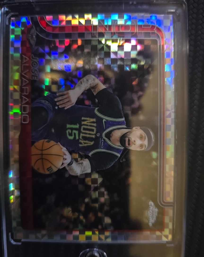 2024 Topps Chrome Junior Jose Alvarado — front
