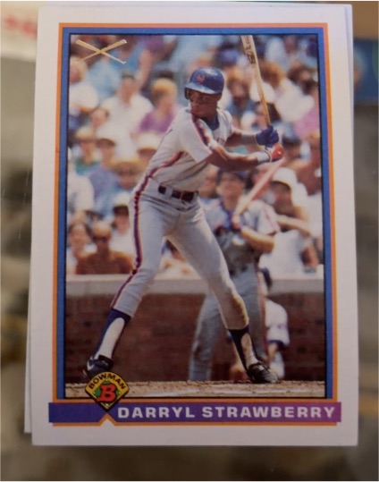 1991 Bowman #382 Darryl Strawberry — front