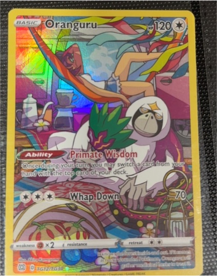 2022 Pokémon Brilliant Stars Trainer Gallery #TG12 Oranguru — front
