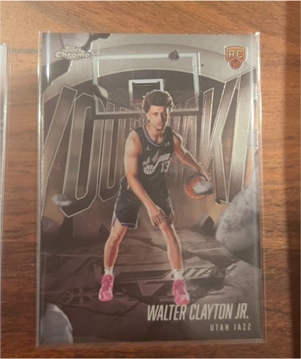 2025-26 Topps Chrome #YQ-13 Walter Clayton Jr. — front