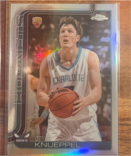 2025-26 Topps Chrome #254 Kon Knueppel Rookie — front