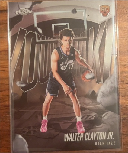 2020 Topps Chrome Rookie Walter Clayton Jr. — front