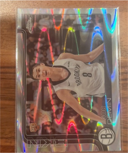 2023-24 Topps Chrome #BKIN Immanuel Quickley — front