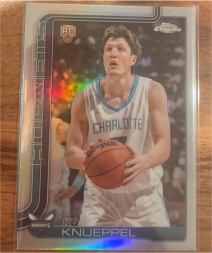 2025-26 Topps Chrome #254 Kon Knueppel — front