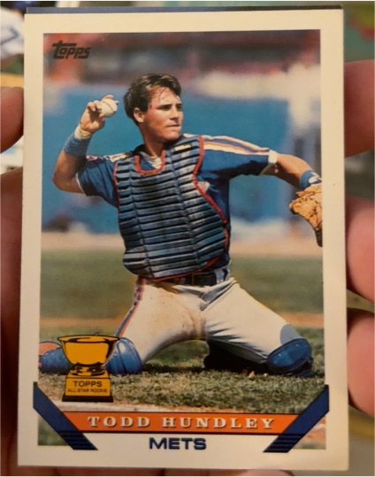 1993 Topps #380 Todd Hundley — front